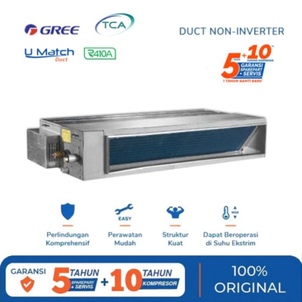 GREE SPLIT DUCT NON INVENTER : GU50PS/AK